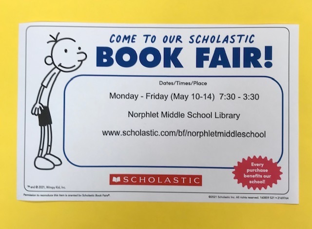 BOOK FAIR at NMS!!!