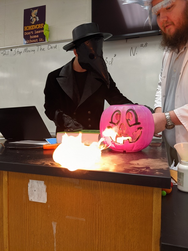 Halloween lab experiment